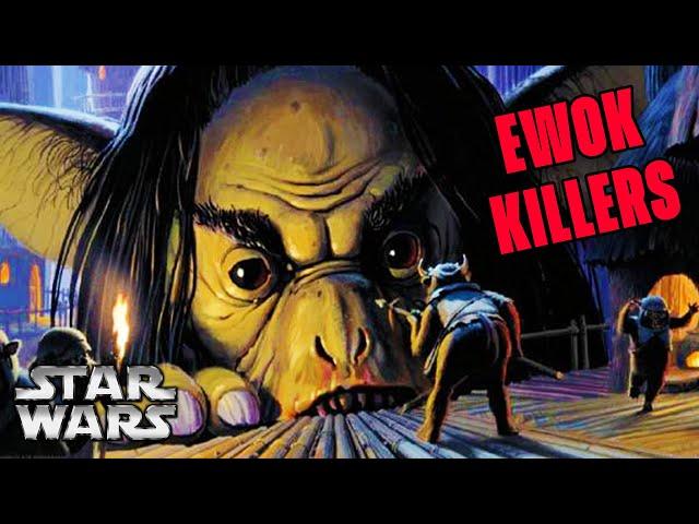 Who Were the HORRIFYING Creatures that ATE Ewoks? - Star Wars Explained