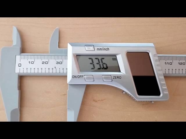 6 inch 150mm Plastic Solar Digital Caliper