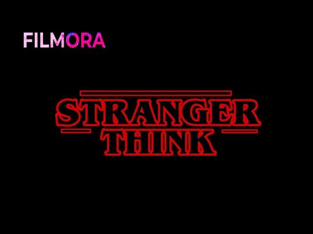 STRANGER THINGS INTRO TITLES  | WONDERSHARE FILMORA | TUTORIAL | HINDI | BHUPESH SODHA