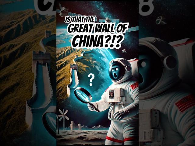 Can You Really See the Great Wall of China From Space? #space #science