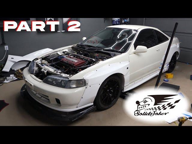 Widebody JDM RHD Honda Integra Type-R DC2 Build (Varis x Hurtling Solid & Joker Kit) [Part 2]