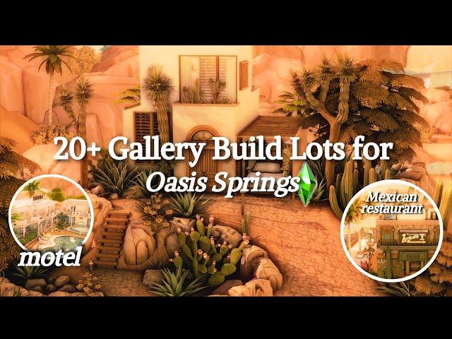 20+ must have sims 4 builds for Oasis Springs | The Sims 4