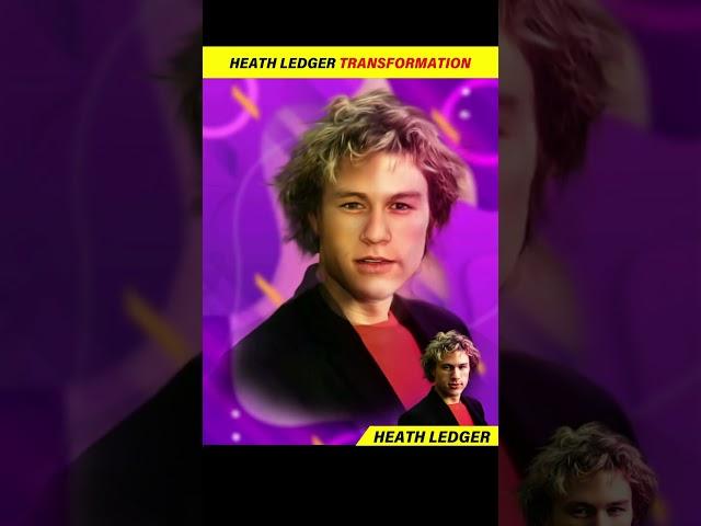 Heath Ledger Transformation 1979 to 2008 | Heath Ledger Evolution | @WhySoSeriousGirl | #shorts #viral
