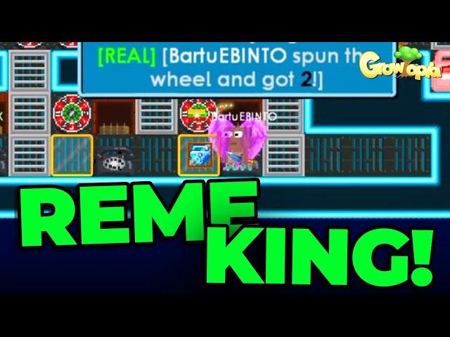 REME KING IS BACK!! (GIVEAWAY) - Growtopia Casino