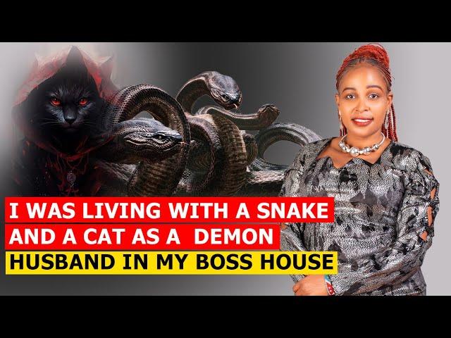 I WAS SHOCKED TO SEE A CAT WHO IS A HUSBAND OF MY BOSS & A SNAKE  LIVIVING WITH US DAILY‍