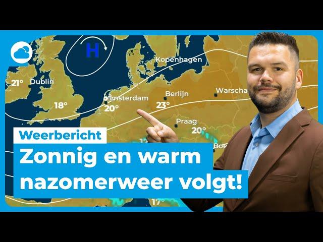 Weerbericht: warm en zonnig nazomerweer in de maak!