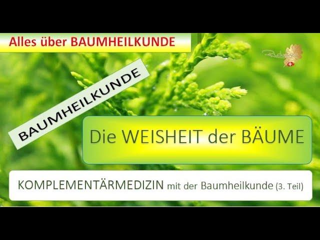 DIE WEISHEIT DER BÄUME - Komplementär-Medizin und die Baumheilkunde