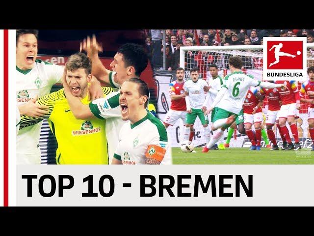 Top 10 Goals - Werder Bremen - 2016/17 Season