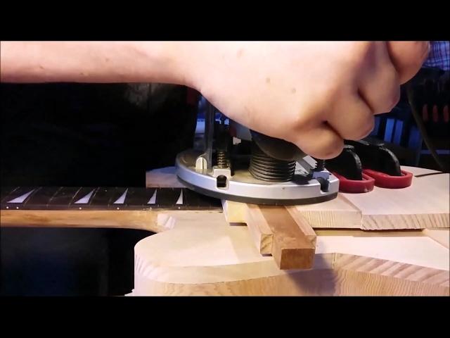 Monster Guitars 029: Neck through Telecaster - Routing the pickup and control cavities