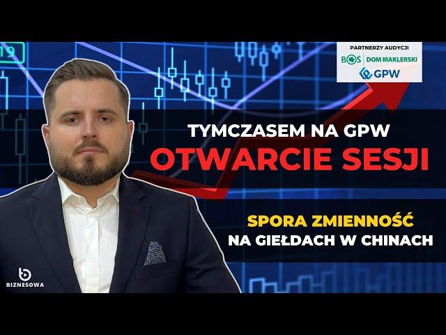 Kruk, Synektik - Spora zmienność na giełdach w Chinach | Otwarcie sesji na #GPW 10.10.2024