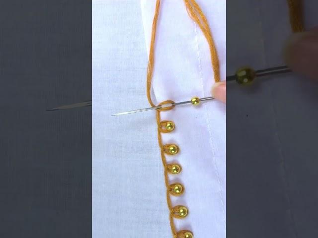 Very attractive border embroidery tutorial