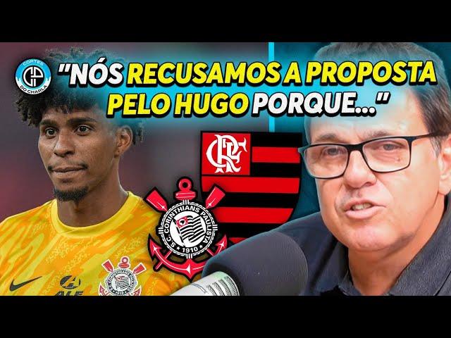 ORIGEM DA TRETA ENTRE FLAMENGO E CORINTHIANS POR CAUSA DO HUGO