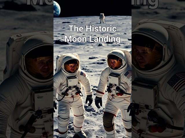 The historic moon landing #facts #shorts