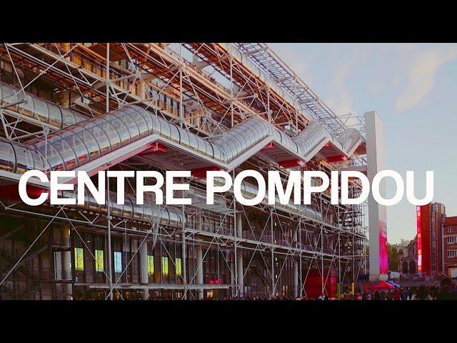 CENTRE POMPIDOU I PIANO + ROGERS I A WALK THROUGH IN 4K