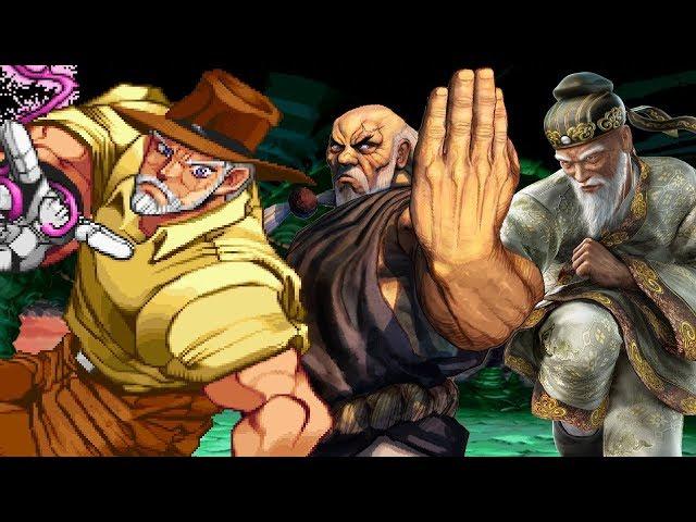 Top Ten Senior Citizens in Fighting Games