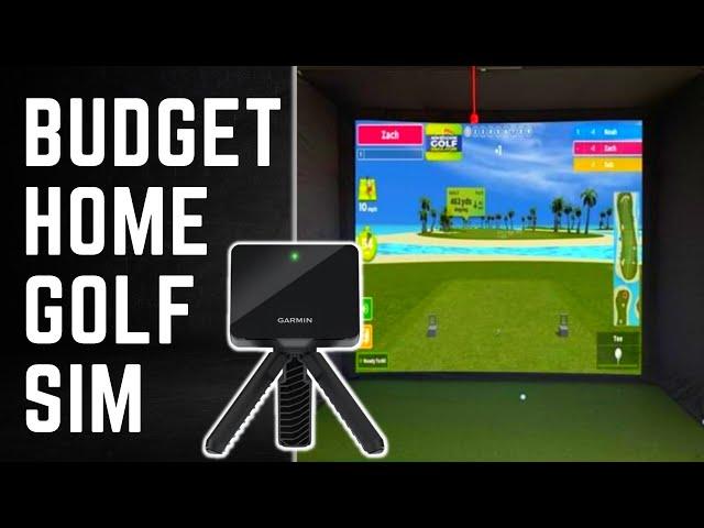 Garmin R10 Insane Home Golf Simulator Setup!