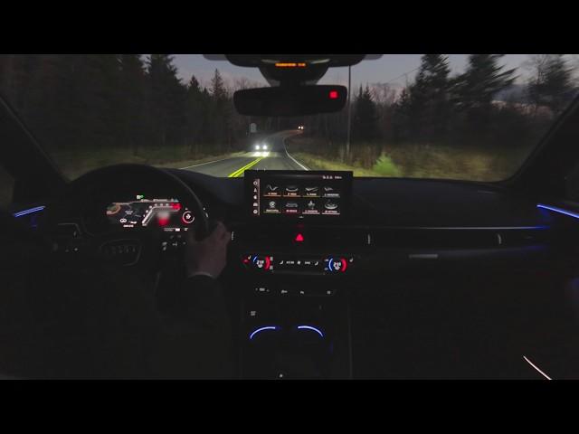 Cruising Home in My Audi RS5 | POV Night Drive | Raw Car Sounds