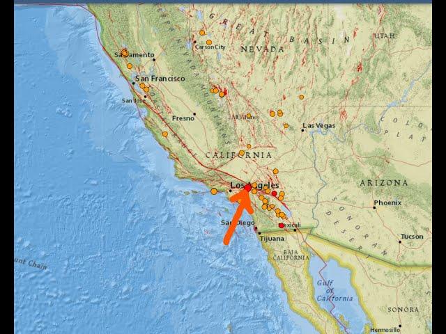 3.5 Earthquake Fontana California, Close to the San Andreas Fault. Saturday 11/16/2024