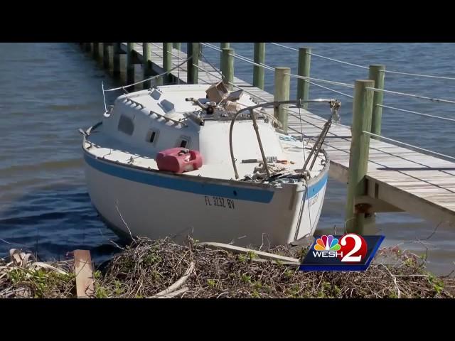 Derelict boats accumulating along Central Florida coast