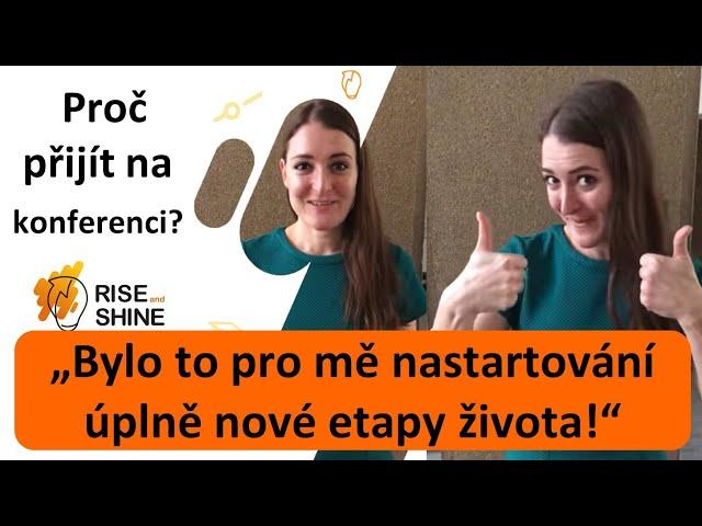 "Bylo to pro mě nastartování úplně nové etapy života" - Mrkni na video s Mykou | Rise and Shine