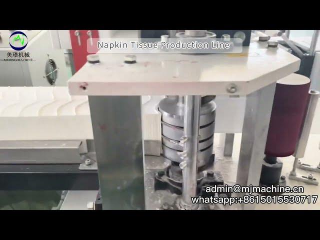 Live Show Napkin Tissue Machine Line, Small Paper Tissue Making Machine Nice Price