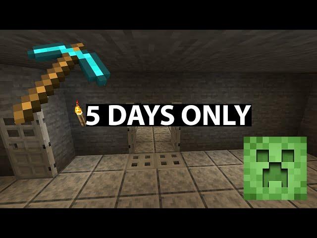 5 DAY MINECRAFT SURVIVAL BUILD with OnABoat97