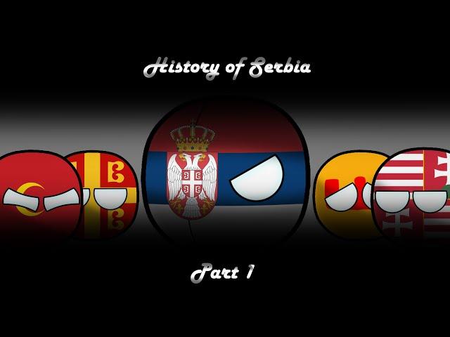 Mediveal History of Serbia in Countryballs (Remastered part 1) | Countryball Animation