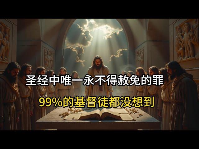 圣经中唯一永不得赦免的罪  99%的基督徒都没想到