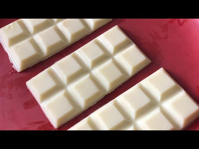 White chocolate recipe | homemade white chocolate recipe with just 3 ingredients