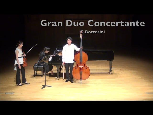 Bottesini Gran Duo Concertante for Double Bass, Violin and Piano