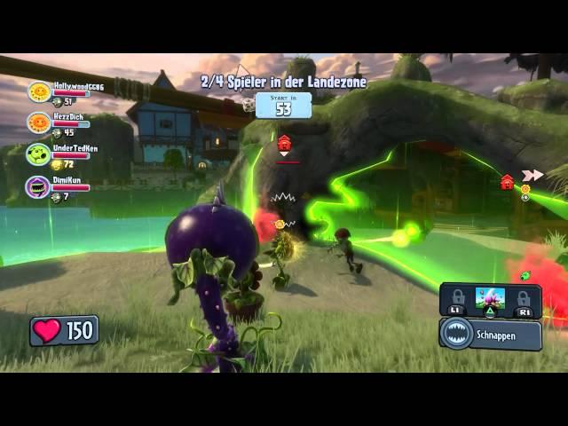 Plants vs Zombies Garden Warfare - PS4 Gameplay #01 OPX (PS4) [german]