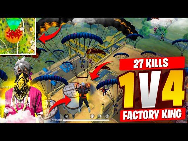 I Became New Factory King In Free Fire  What Happened Next??  [Solo Vs Squad] Free Fire Malayalam