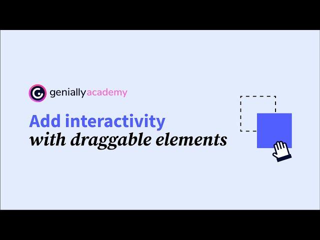 Add interactivity with draggable elements