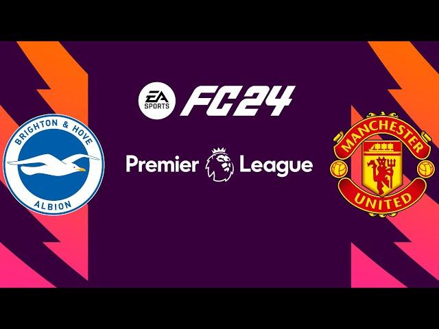 Brighton vs Manchester United | Amex Stadium | 2023-24 Premier League | EA FC 24