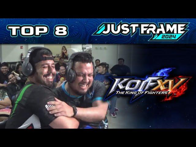 Just Frame 2024 KOFXV Top 8 (Lokof Kr Pako Seis mx Supergrenas Ruben) King of Fighters Tourney