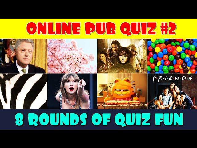 Pub Quiz (Part 2) | Online Pub Quiz  