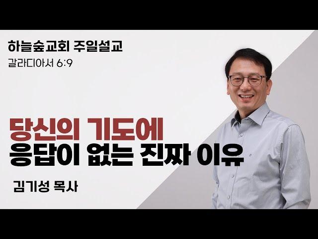 영화 속 한 장면에 속지 마세요. 진실은 이렇습니다.ㅣ갈라디아서 6:9ㅣ김기성 목사ㅣ주일설교ㅣ하늘숲교회ㅣ2024 12 02