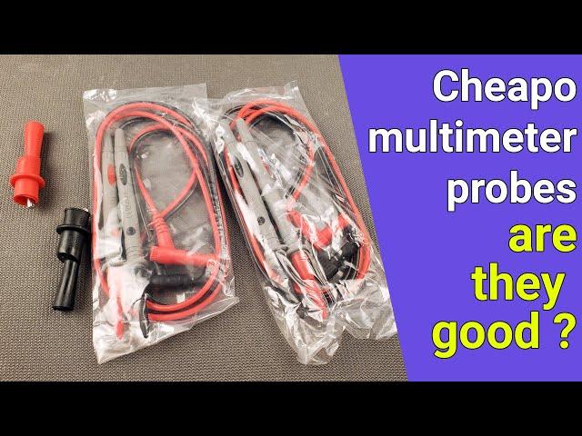 Cheapest Multimeter Probes from Amazon! Are they good?