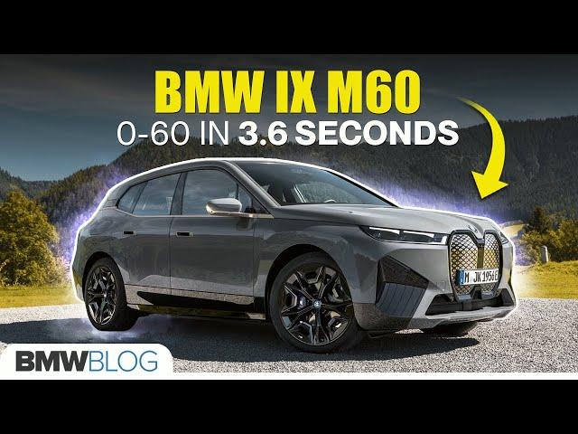 BMW iX M60 | Exclusive Review of the 610 hp M Electric SUV