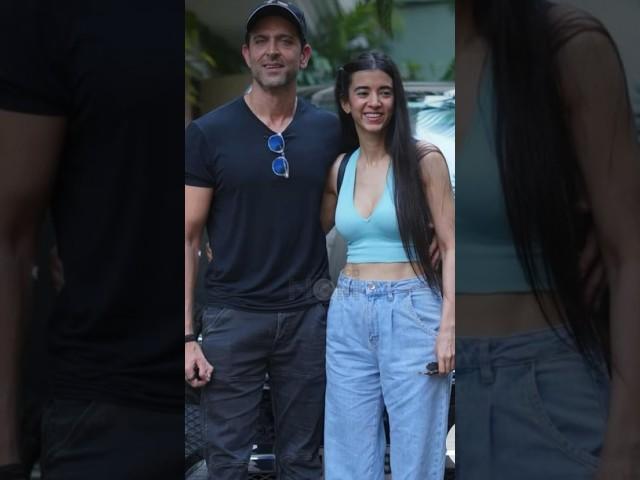 Hrithik Roshan with her girlfriend Saba Azad …#hrithikroshan #celebrity #love #saba #actor #shorts