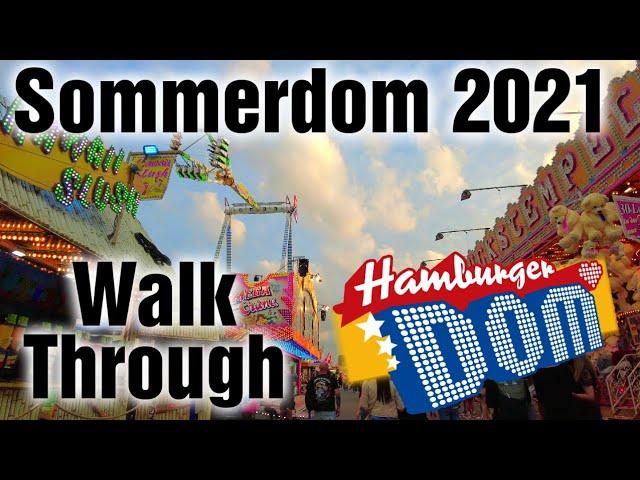 Hamburger Dom Germany | Complete tour of Sommerdom 2021 | [Walk Through]