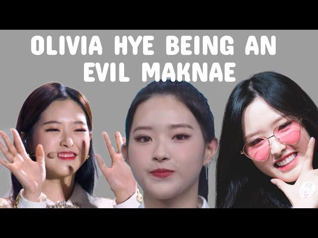 olivia hye being an evil maknae