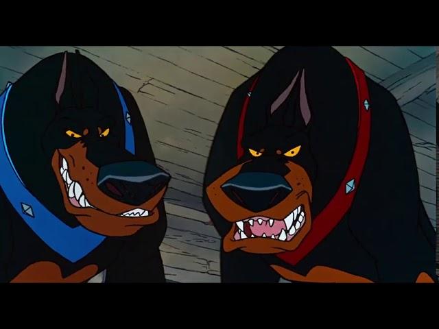 Oliver & Company - Roscoe and DeSoto the Dobermans