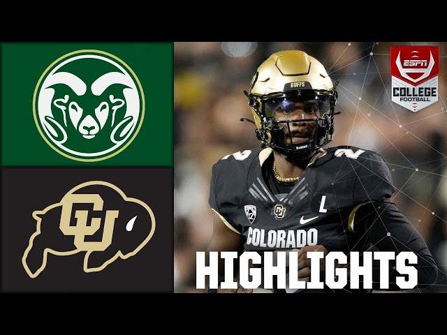 Colorado State Rams vs. Colorado Buffaloes | Full Game Highlights