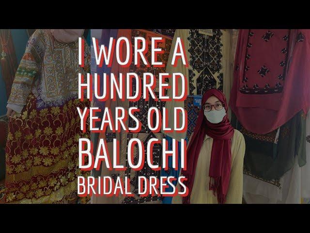 I wore a hundred years old Balochi bridal dress|| an abandoned graveyard