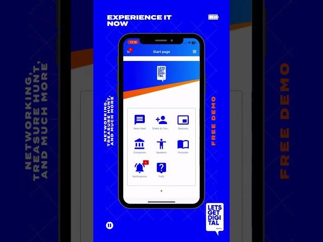 Let's Get Digital / Free Demo Event App Experience