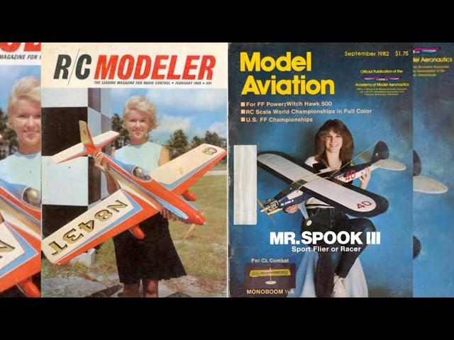 Vintage RC Model Aviation Magazines. The modernization of rc planes in those days.