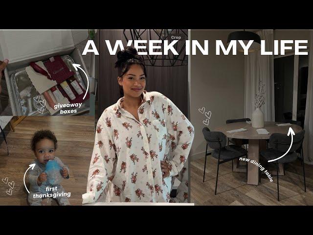 A FEW DAYS IN THE LIFE OF A 25 YEAR OLD MOM | HOLIDAY PREP, HOME DECOR, PR UNBOXING, & more!