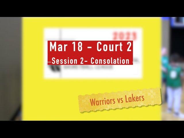 MAR18 S2C2 CONS Warriors vs Lakers