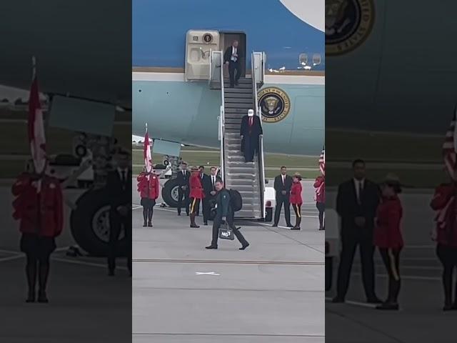 Trump arrives in Calgary on Air Force 1 for G7 Summit
